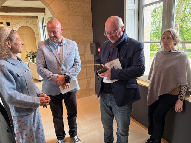 Chateau Figeac En Primeur 2024 tasting with owners